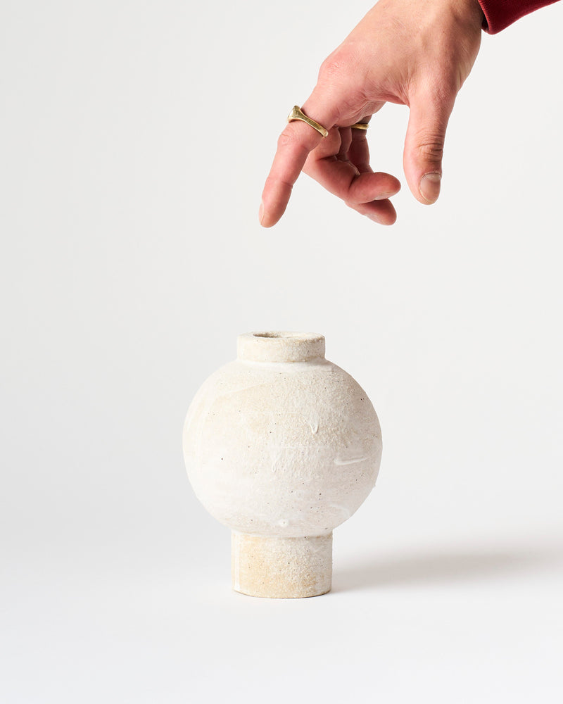 Clae Studio  — 'Moon' Vessel in Matte White