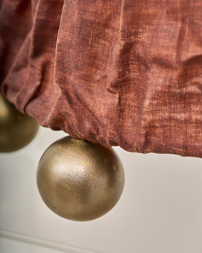 Studio Kaytar — 'Alter' Table Lamp' in Brass and Beeswax Linen Ceriops, 2024