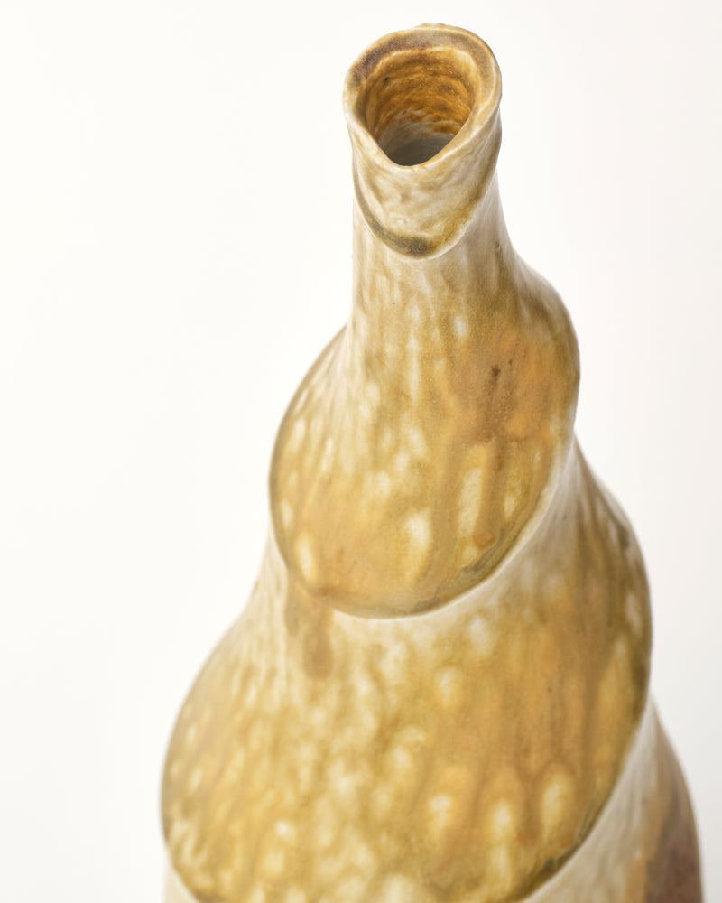 Terunobu Hirata — Bamboo Twist Faceted Vase