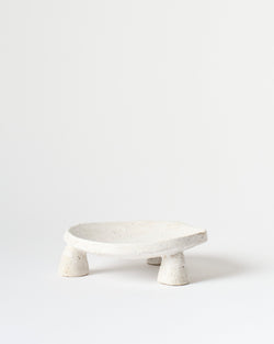 Clae Studio  — 'Ellery' Dish in Matte White