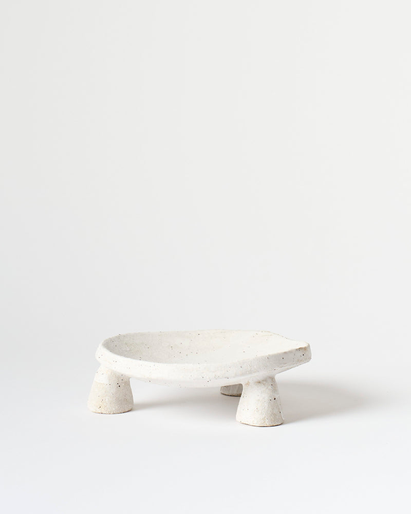 Clae Studio  — 'Ellery' Dish in Matte White