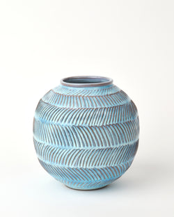 Terunobu Hirata — Fluted Vase in Pale Moon