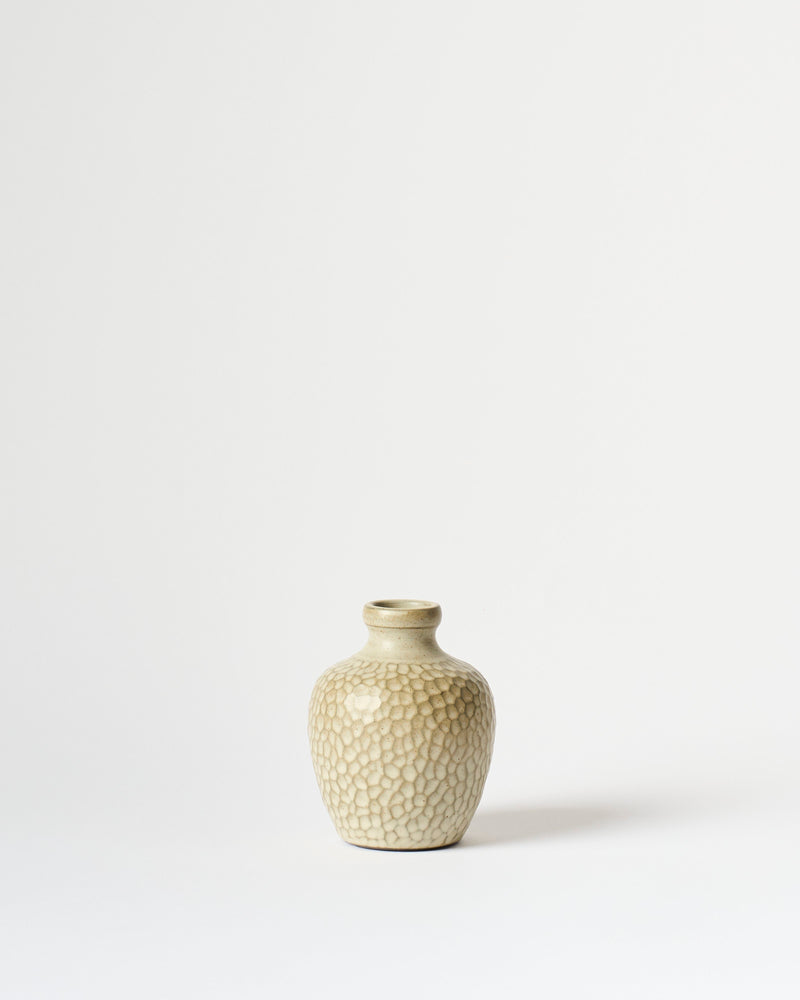 Asahi So —  Small Carved Budvase in Sandstone