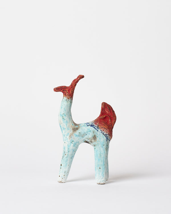 Lilach Mileikowski — 'Small Antelope in Red' Sculpture, 2024