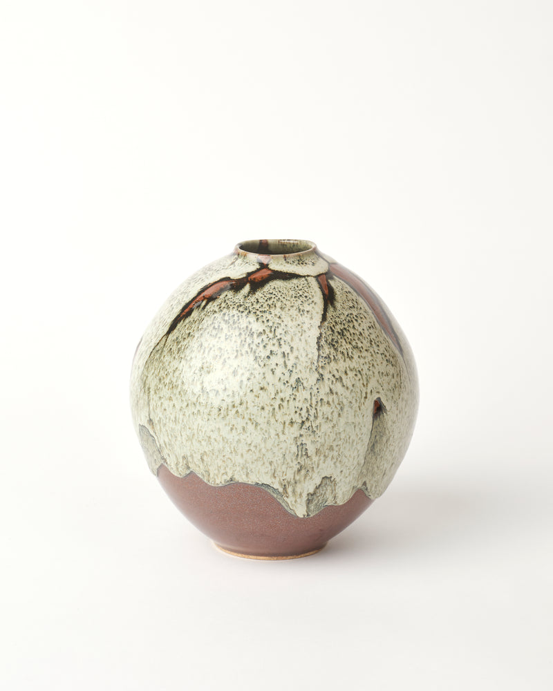 Terunobu Hirata — Shigaraki on Tenmoku Glaze Vase