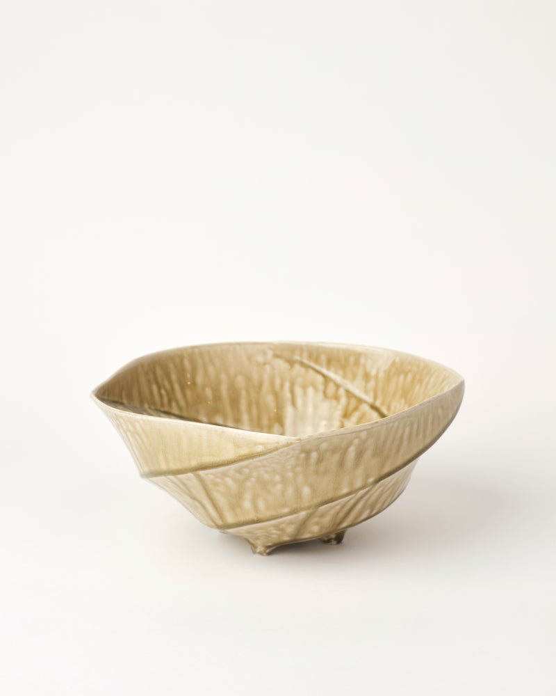 Terunobu Hirata — Twist Bowl in Koshigaraki Glaze