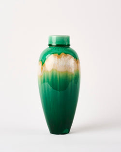 Ted Secombe — Flow Glaze Jar, 'Emerald'