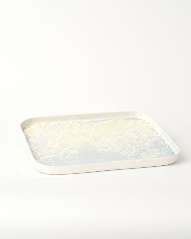 Ryan L Foote — Large Crystalline Platter, in Opal