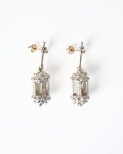 Juan Castro — 'Botafumeiro' Earrings in Silver and 9ct Gold