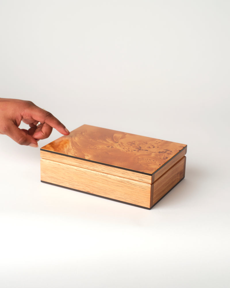 Anton Gerner — 'Small’ Wooden Box in Birdseye, Huon Pine