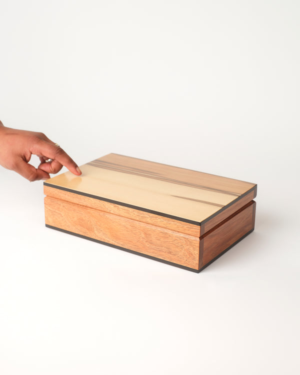 Anton Gerner — 'Boxiliary’ Box with Insert Tray in Sassafras