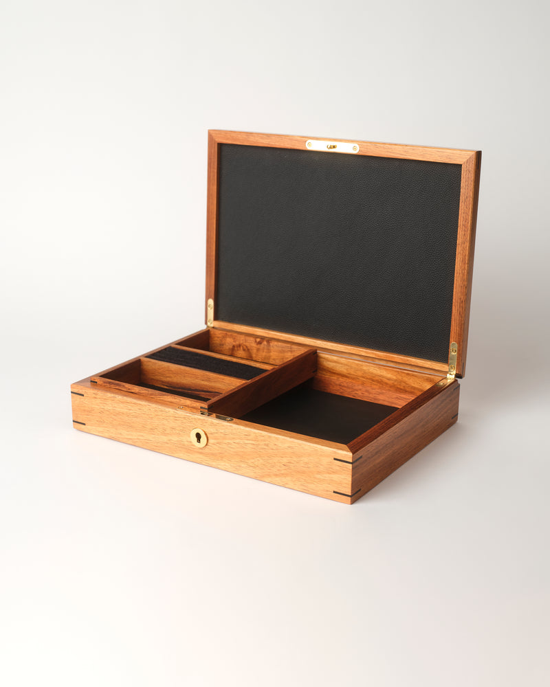 Anton Gerner — Timber 'Lock Box with Tray’, in Myrtle Burl