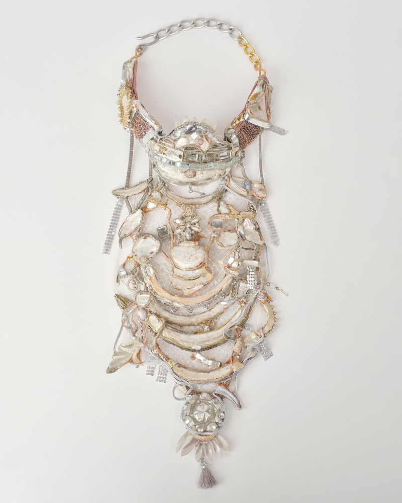 Kate Durham– 'Metal and Shell Lace' Necklace, 2024