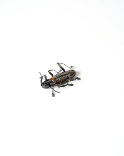 Samantha Dennis – 'Coleoptera' Series Brooch (Flat Long Horn)