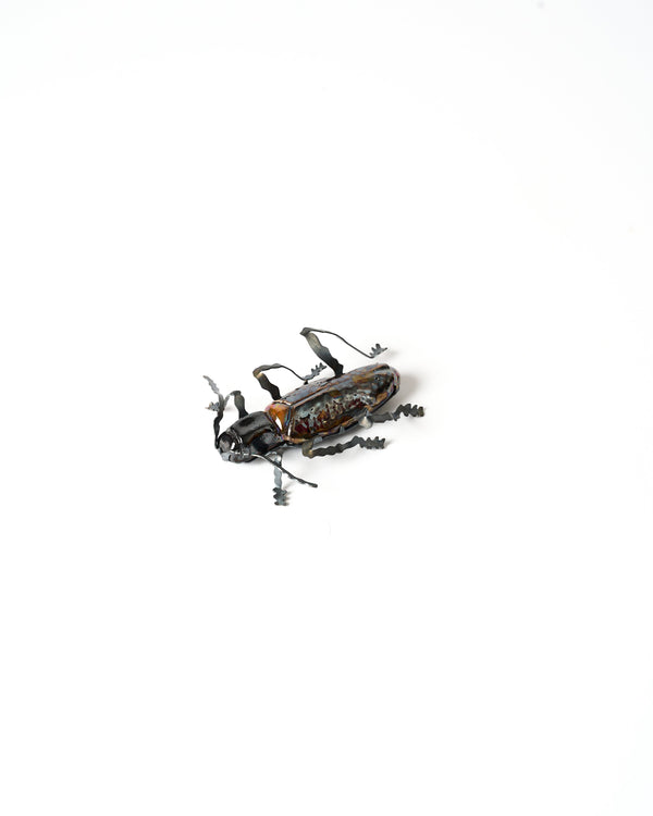 Samantha Dennis – 'Coleoptera' Series Brooch (Flat Long Horn)