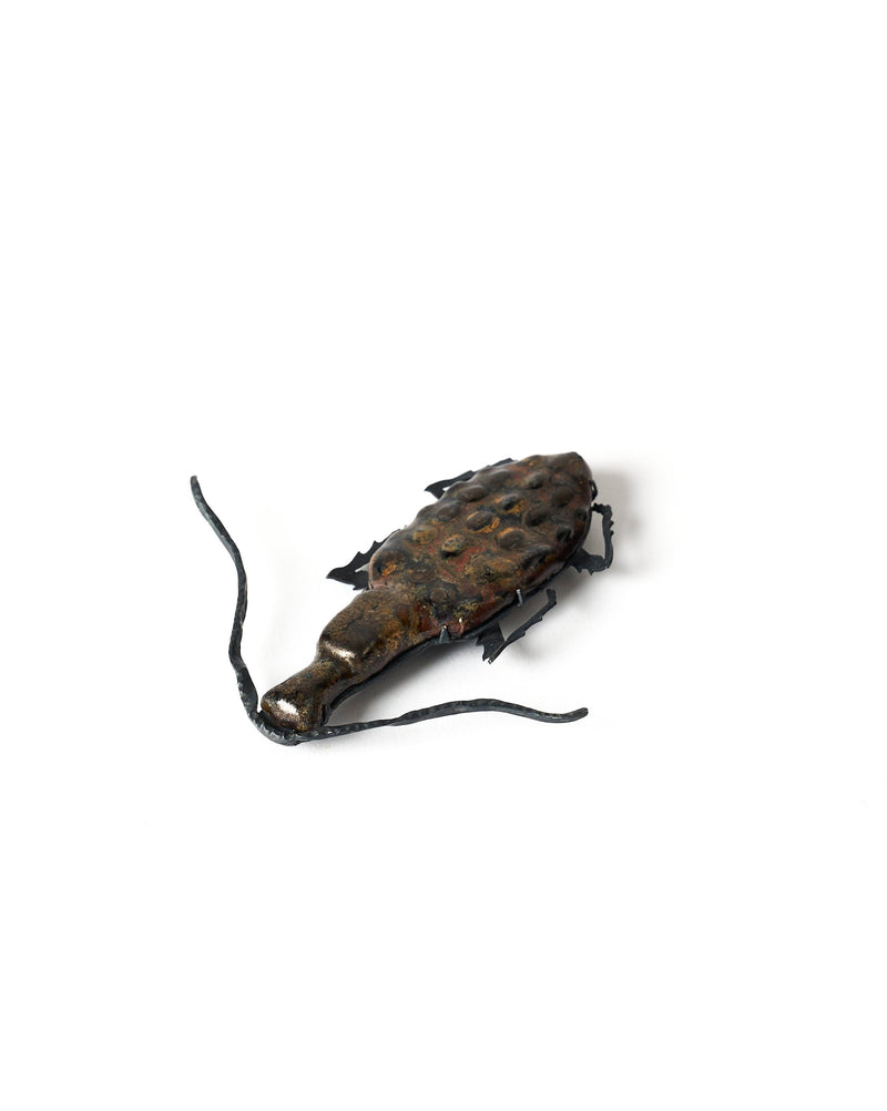Samantha Dennis – 'Coleoptera' Series Brooch (Dark Longhorn), 2023