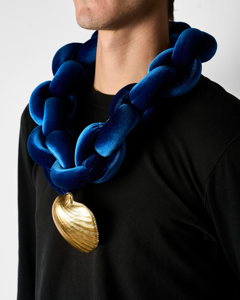 Gabbee Stolp — 'Soft Chain with Soft Shell Charm' Necklace