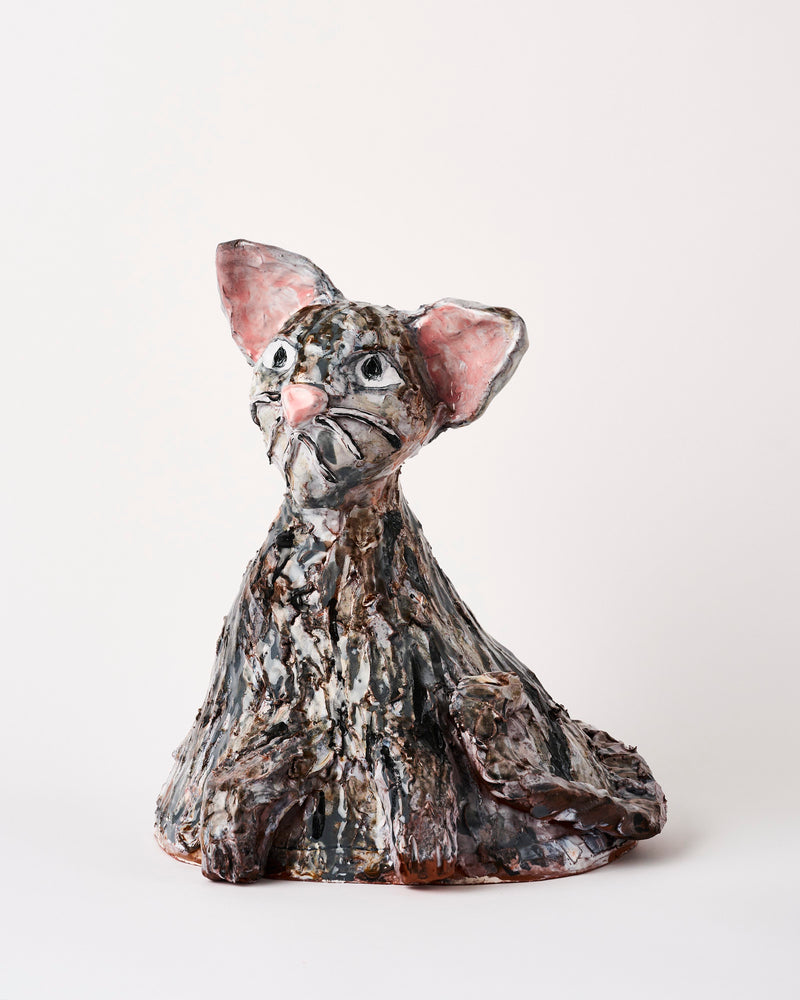 Raphy — 'Kitty Cat' Sculptural Ceramic, 2025