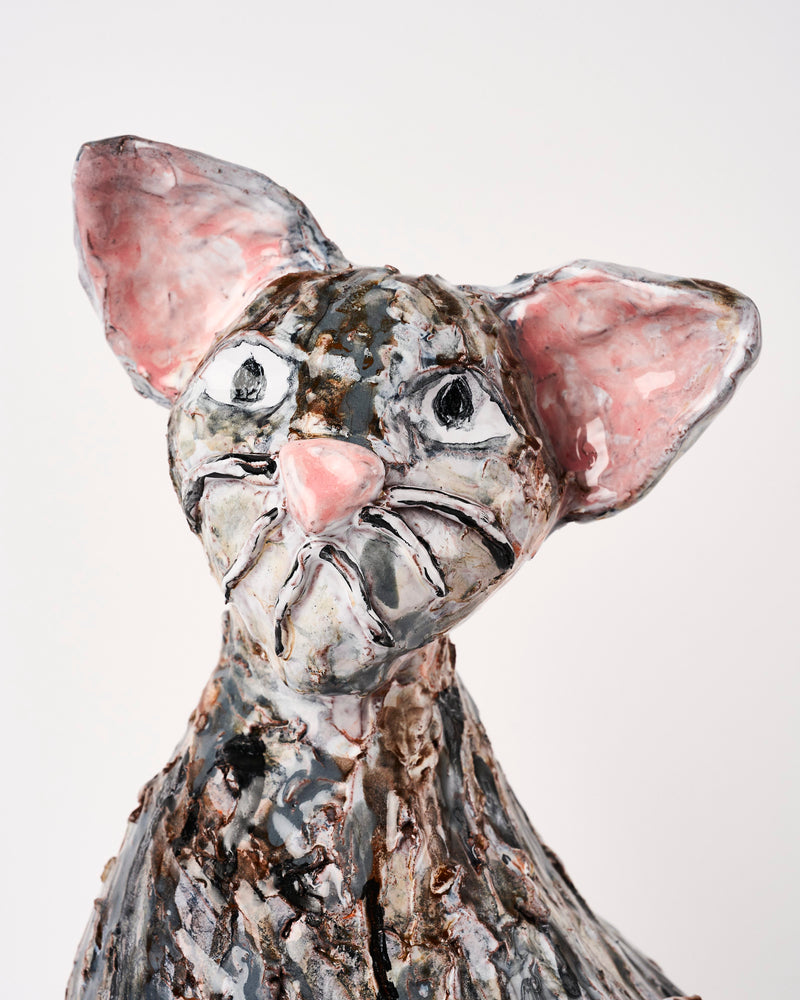 Raphy — 'Kitty Cat' Sculptural Ceramic, 2025