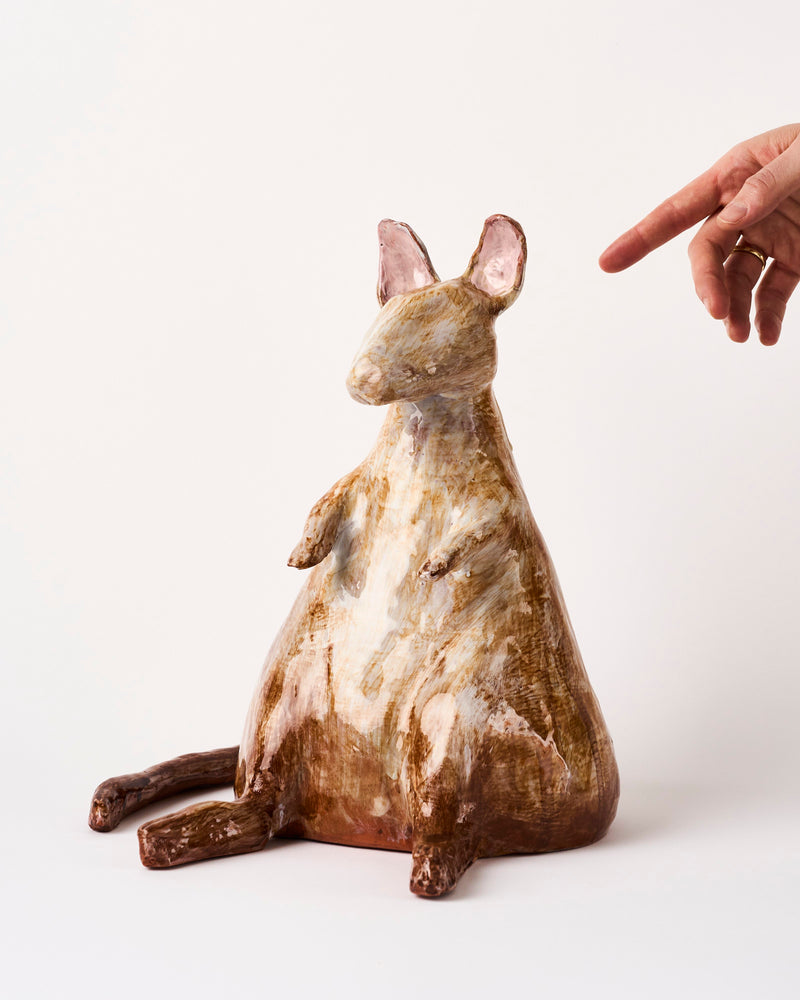 Raphy — 'Wallaby' Sculptural Ceramic, 2025