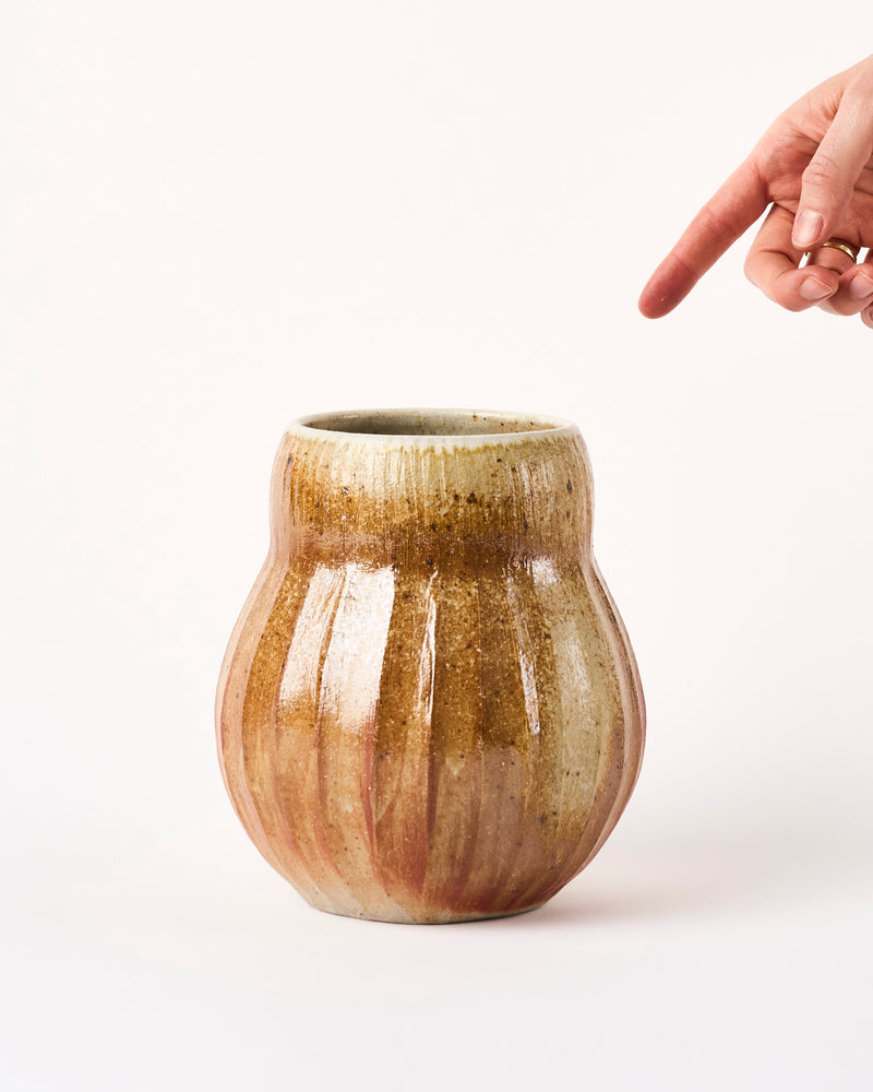 Lene Kuhl Jakobsen —  'Ridged Gum Nut' Vessel