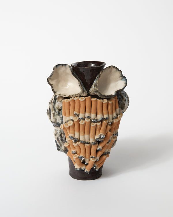 Claybia – 'grOWLer #1' Sculptural Vase, 2023