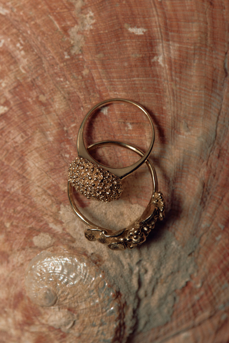 Abby Seymour — 'Arena' Ring in 9kt Gold