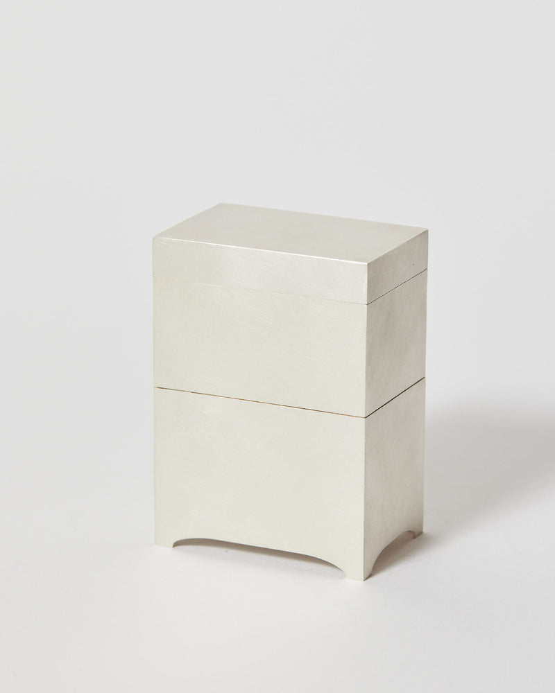 Kenny Yong-soo Son – Stackable Rectangular Silver Box, 2023