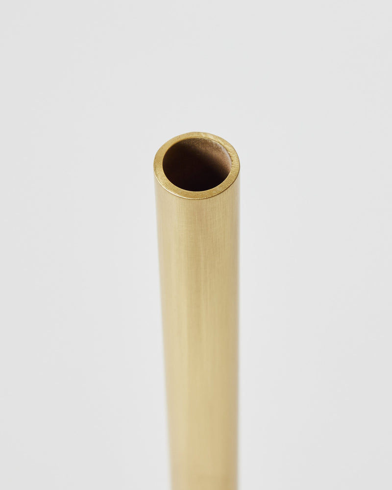 Anna Varendorff, ACV studio — Medium 'Even U' Vase in Thick Brass