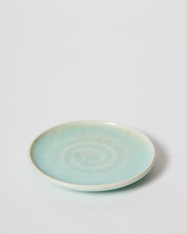 Christopher Plumridge  — 'Pale Blue Spiral' Ceramic Side Dish