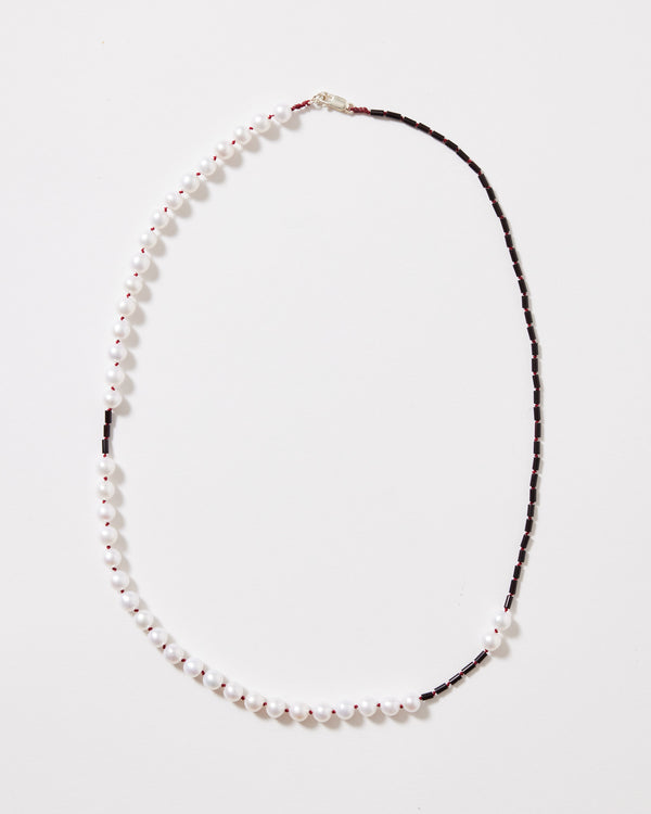 Taë Schmeisser —  'Delaunay' Pearl & Agate Necklace