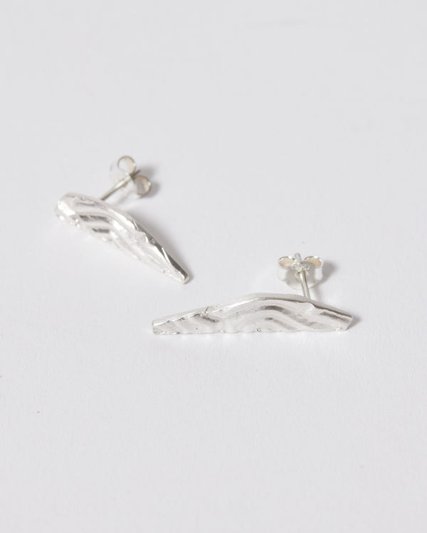 Tara Lofhelm — 'Realm' Stud Earrings in Silver