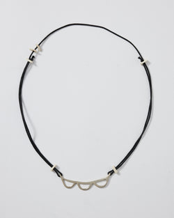 Cassie Leatham- 'Large Silver Three Loop' Necklace, 2023
