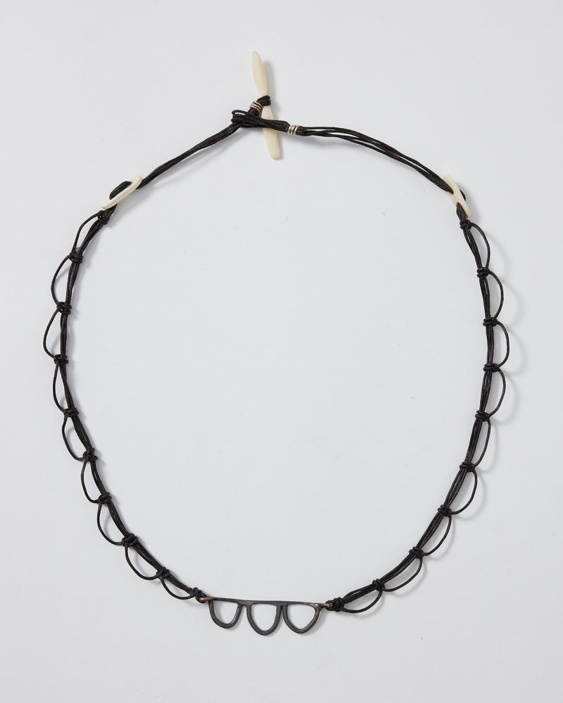 Cassie Leatham- 'Loop Weaved Necklace', 2023