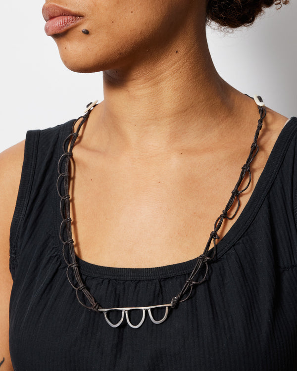 Cassie Leatham- 'Loop Weaved Necklace', 2023