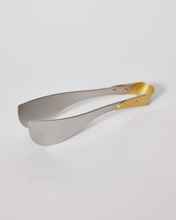 Ferro Forma — Serving Tongs in Brass and Stainless Steel