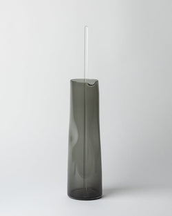 Katie-Ann Houghton — Hand Blown Smoke Grey 'Best Squeeze' Glass Carafe