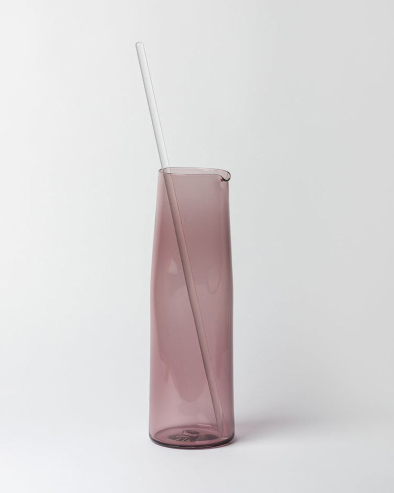 Katie-Ann Houghton — Hand Blown Aubergine 'Best Squeeze' Glass Carafe