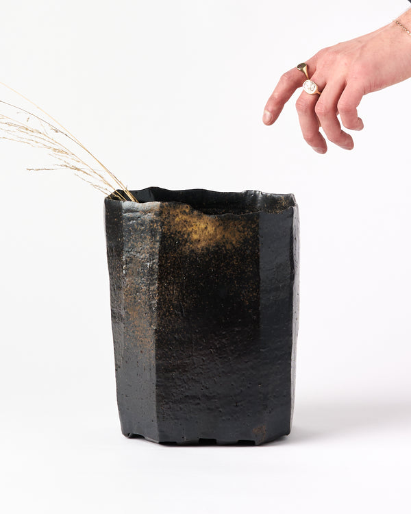 Steve Lees — Bleach Faceted Vase I, 2025