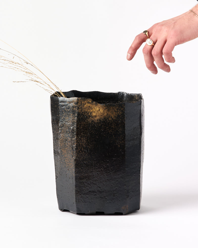 Steve Lees — Bleach Faceted Vase I, 2025