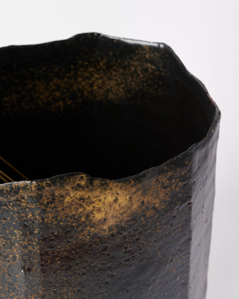 Steve Lees — Bleach Faceted Vase I, 2025