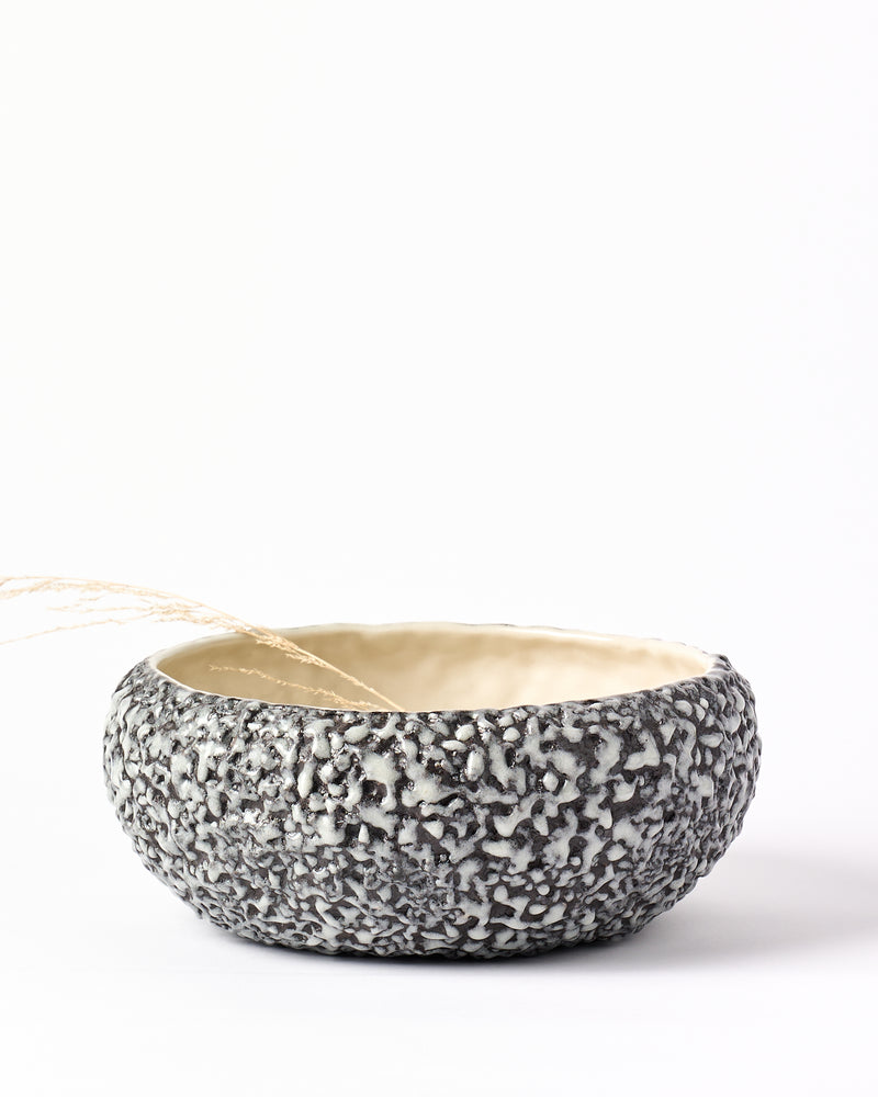 Christopher Plumridge — Black and White Rock Bowl, 2025