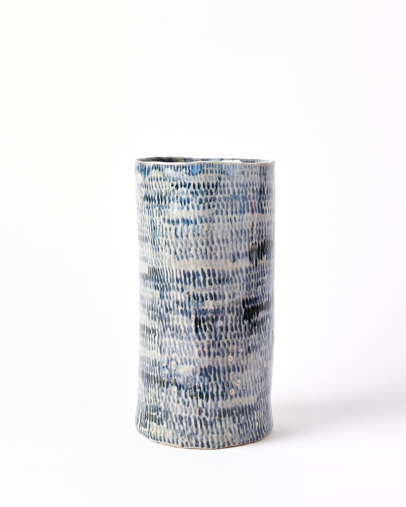 Lauren Joffe — 'Blues', Tall Sculptural Vessel