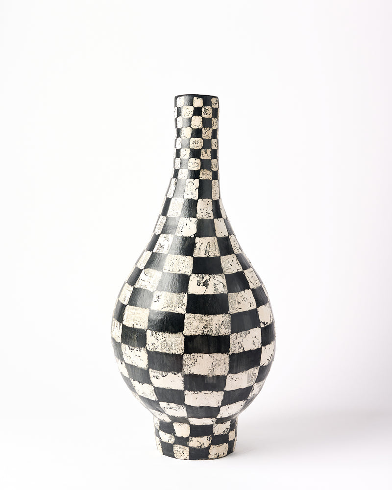 Lauren Joffe — 'Tall Check', Sculptural Vessel