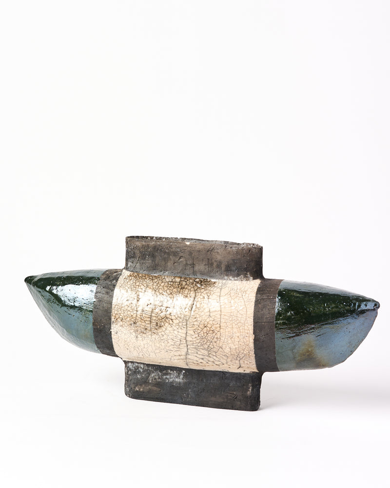 David Austin 'Blue Waka Pill', Sculptural Vessel