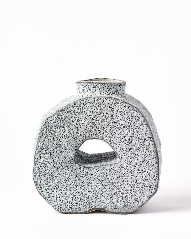 Sharon Alpren —'O' Vase in Volcanic Ink