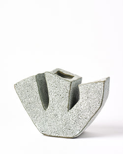Sharon Alpren —'W' Vase in Volcanic Green