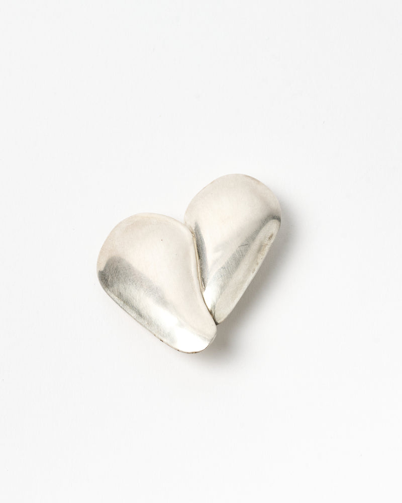 Sarah Marie Jones – ''Blobs of Longing: Hollow Form', Rattle Brooch in Fine Silver
