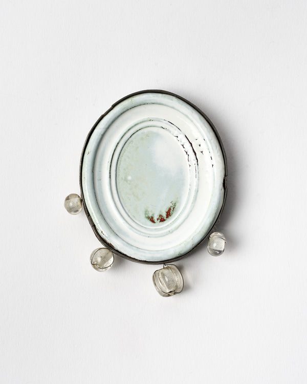 Teegan Horat –  'Frame Brooch' in Mild Steel