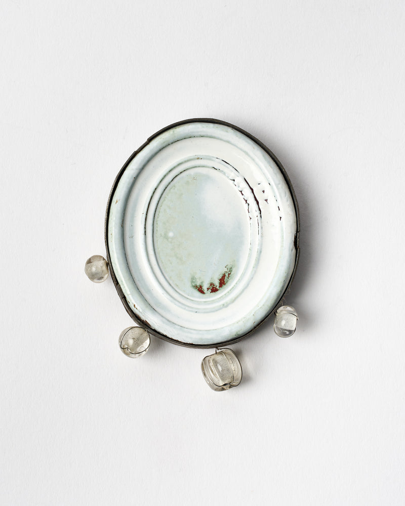 Teegan Horat –  'Frame Brooch' in Mild Steel